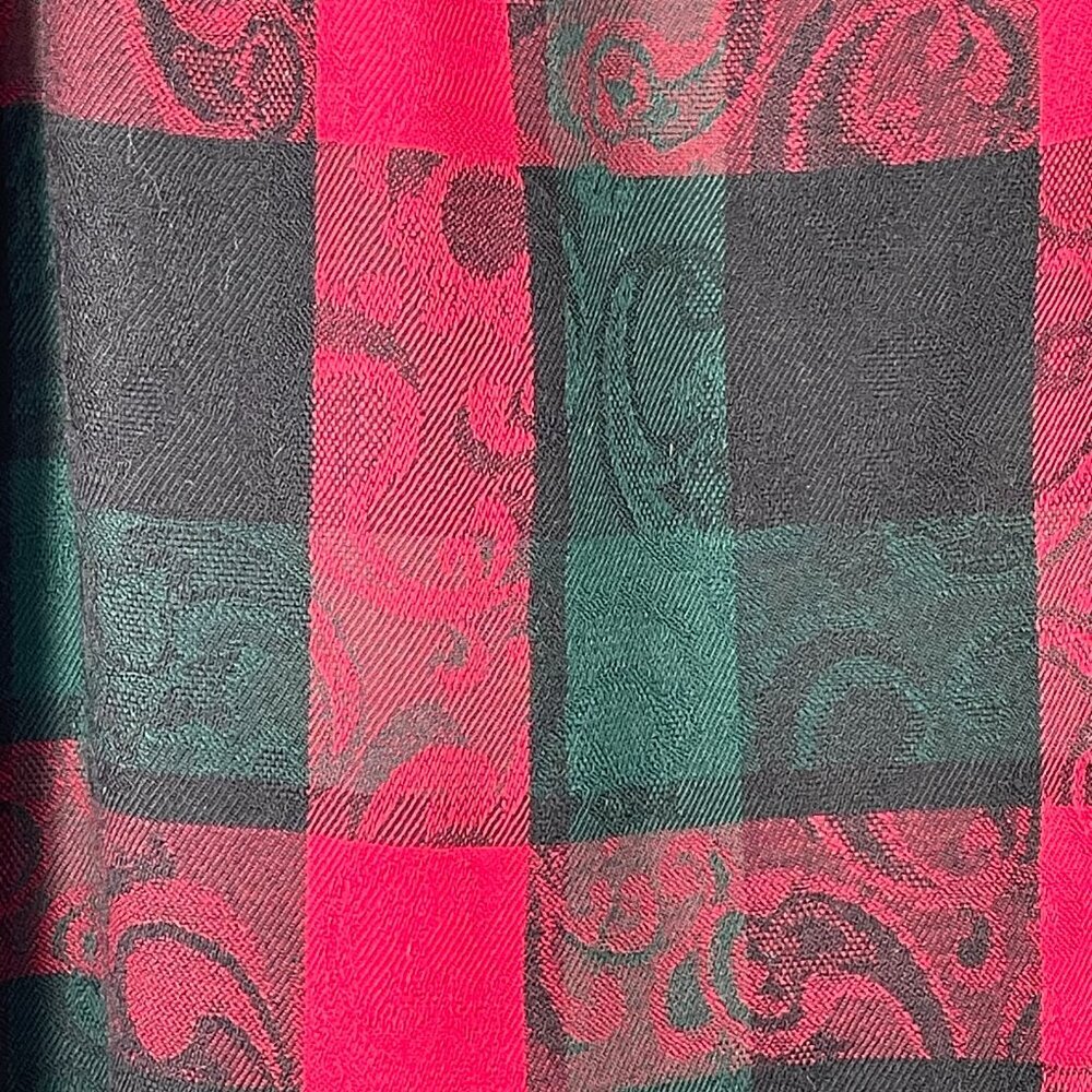 Vintage Pendleton Plaid Wool Vest Skirt Set Made in USA Size 12 - Picture 12 of 13